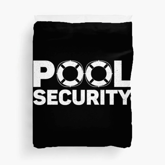 Pool Security Rescuer Pool Guard Lifeguard Duvet Covers