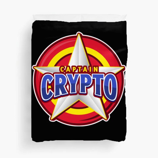 CAPTAIN CRYPTO SUPERHERO Duvet Covers