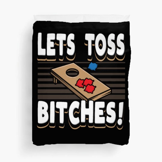 Cornhole player, Cornhole lover, Game Sport Gift Duvet Covers