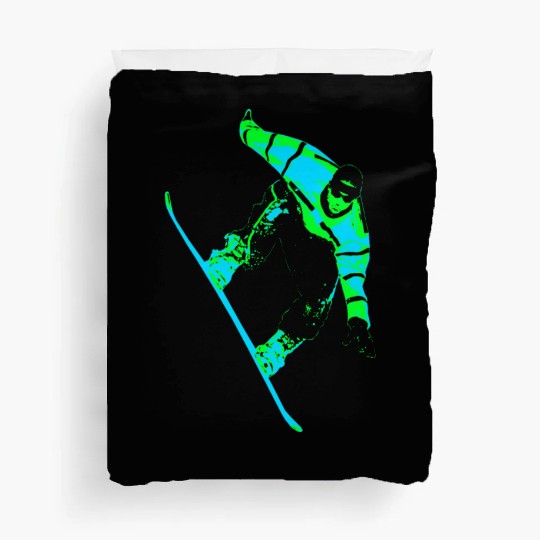 Snowboard Snowboarding Snowboarder Duvet Covers