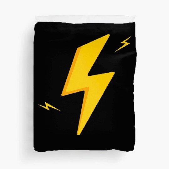 Cute lightning bolt Duvet Covers