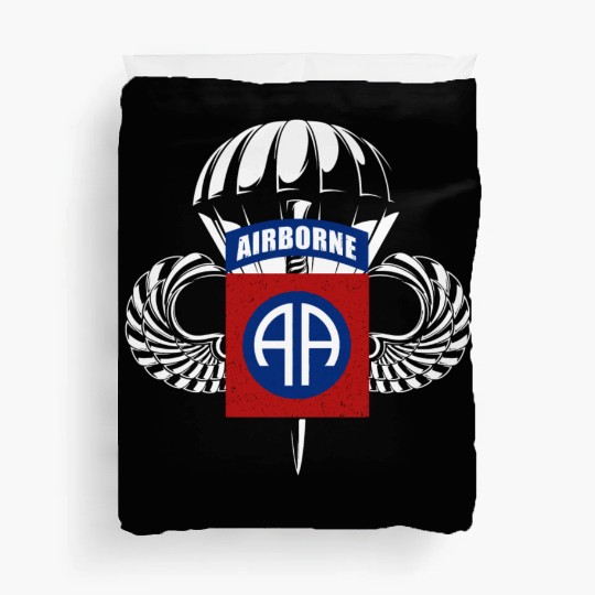 Airborne Paratrooper Wings US Army Military Duvet Covers