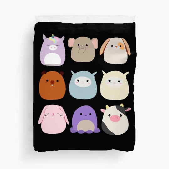 Cute Unicorn Set Card Squishmallow For Boy Girl Co Duvet Covers