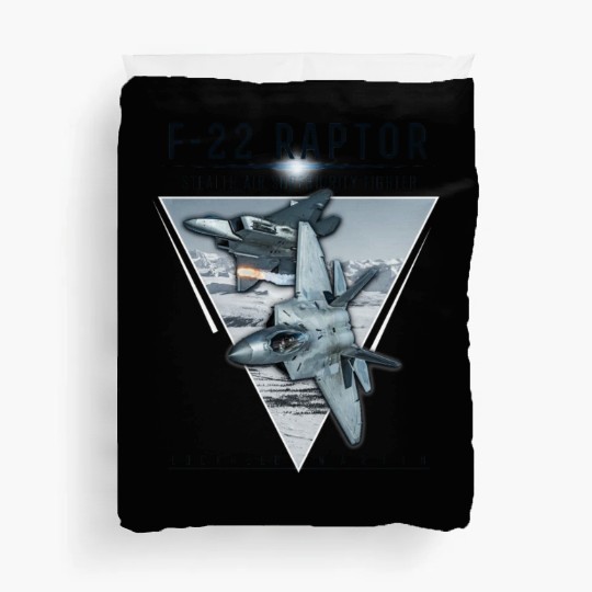 Aircraft Army US Airborne Fighter Pilot Duvet Covers