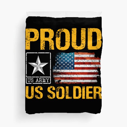 Proud Army Son Army Mom US Army Memorial Day Duvet Covers