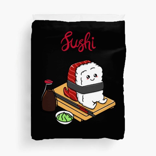 Happy Tuna Sushi Duvet Covers