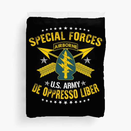 US Army Special Forces De Oppresso Liber Duvet Covers