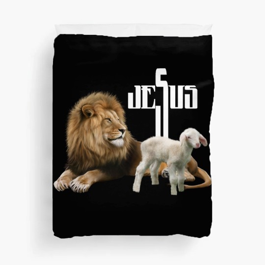 Jesus is Lion and Lamb Duvet Covers