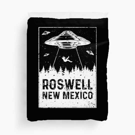 Roswell New Mexico UFO Alien Duvet Covers