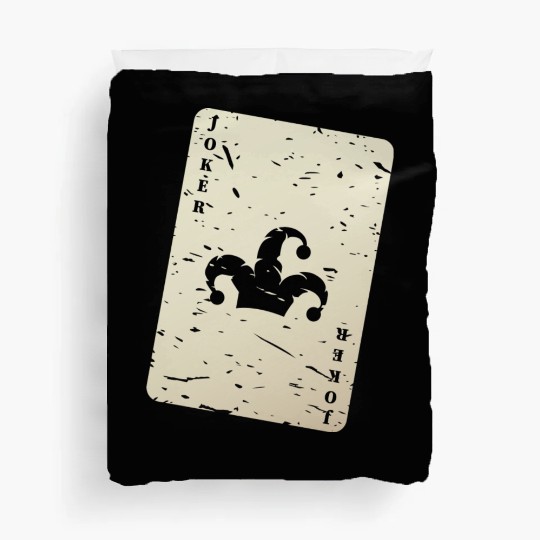 Joker card Duvet Covers