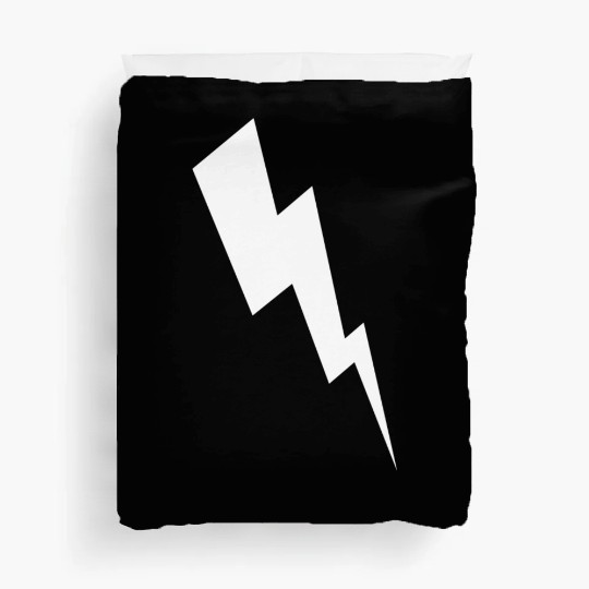 zeus lightening bolt Duvet Covers