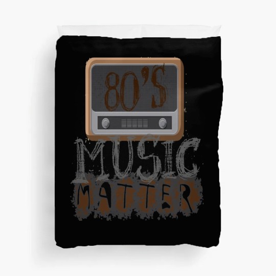 80s music lover 80s music matters3 Duvet Covers