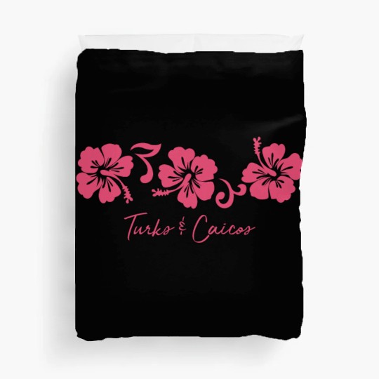 Turks and Caicos Hibiscus Flower Duvet Covers