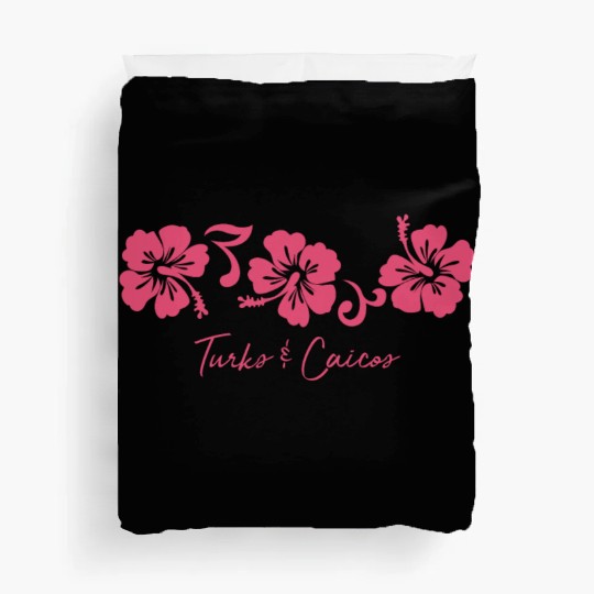 Turks and Caicos Hibiscus Flower Duvet Covers