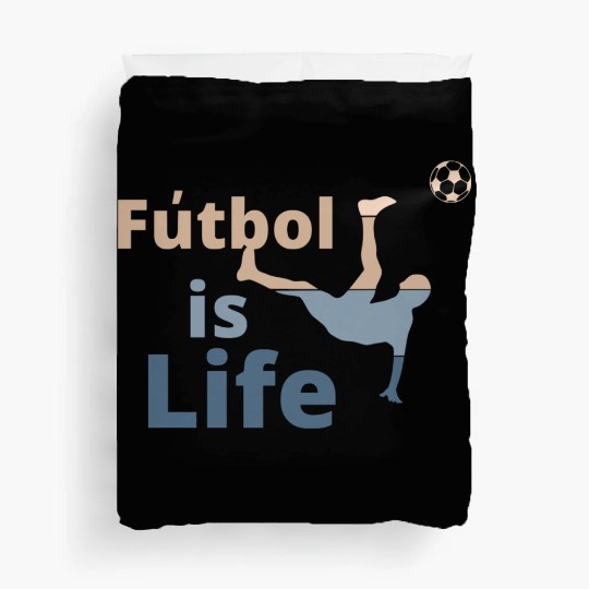 Football is life Duvet Covers