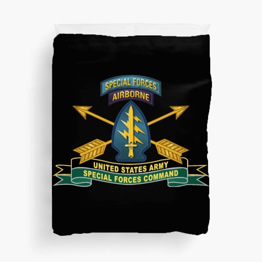 Army US Army Special Forces Command SSI Duvet Covers