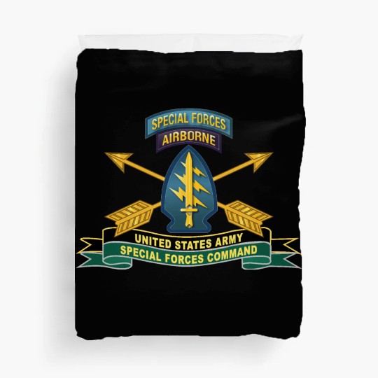 Army US Army Special Forces Command SSI Duvet Covers