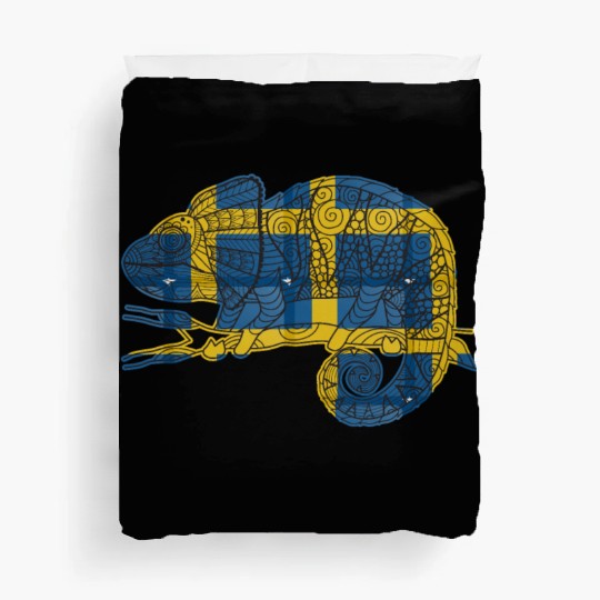 COLORFUL CHAMELEON, WILD CHAMELEON, wild life, CHA Duvet Covers