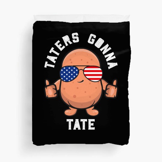 Taters Gonna Tate Potato Tater Tot Foodie Food Duvet Covers