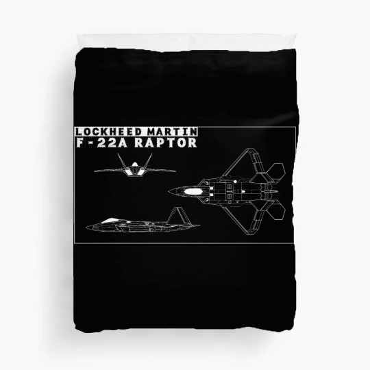 LOCKHEED MARTIN F 22 Duvet Covers