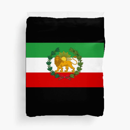 Flag of Iran Lion and Sun Duvet Covers
