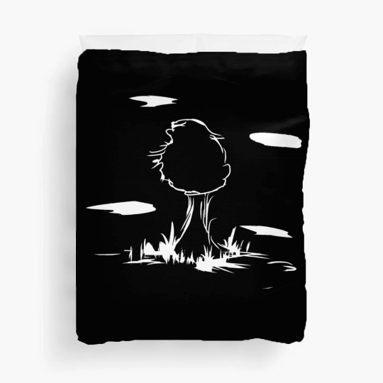 tree nature sky nature symbol Grass spring Duvet Covers