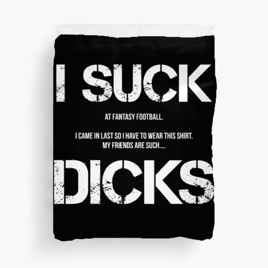 Fantasy Football Loser I Lost League Shame funny Duvet Covers