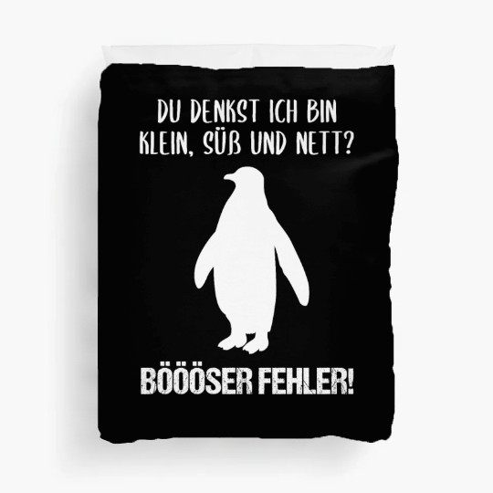 Penguin Small Sweet Nice Funny Quote Gift Duvet Covers