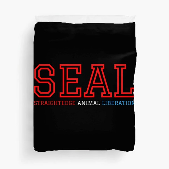 SEAL Straight Edge Animal Liberation | USA Colors Duvet Covers