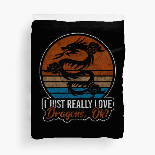 Dragon Ice Chinese Dragon Duvet Covers