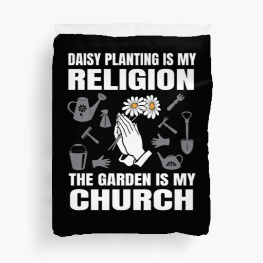 Daisy Garden Gardening Gardener Duvet Covers