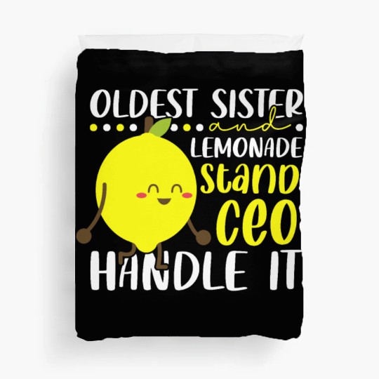 Lemon Juice Business Older Sister & Lemonade Duvet Covers