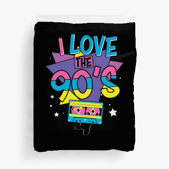 I Love The 90's Retro Duvet Covers