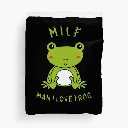 MILF Man I Love Frog Duvet Covers