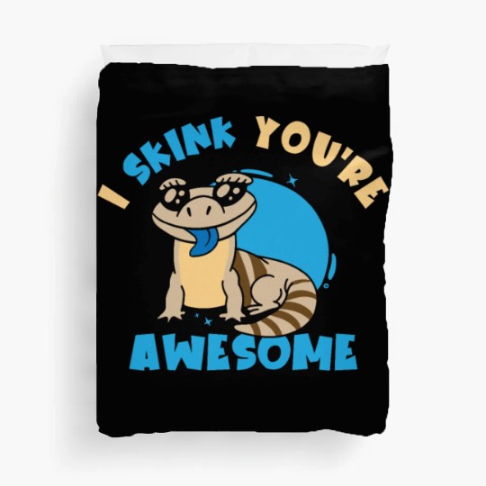 Herpetology Skink Lizard Wildlife Reptile Duvet Covers