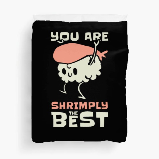 Asian Food Sushi Shrimp Food Sushi Lover Duvet Covers