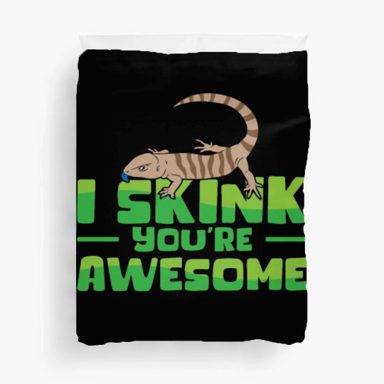 Herpetology Skink Lizard Wildlife Reptile Duvet Covers
