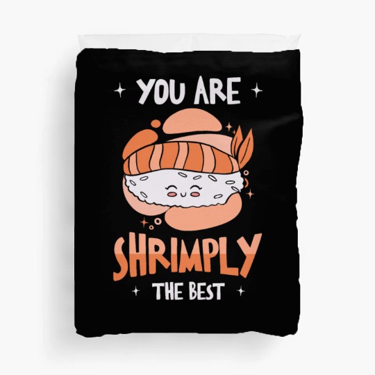 Asian Food Sushi Shrimp Food Sushi Lover Duvet Covers