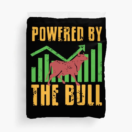 Powered by the Bull Market Duvet Covers