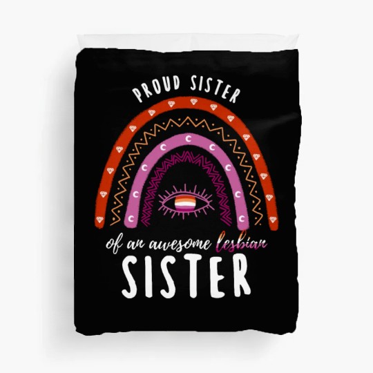 Rainbow Sister Lesbian Sister Duvet Covers