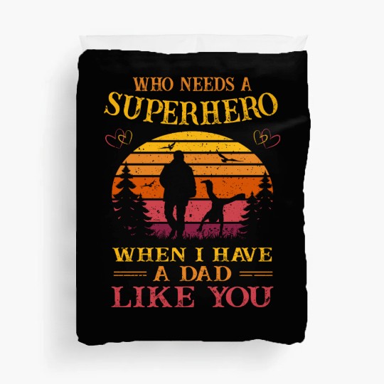 Superhero - A Dad Like You - Father's day - 2 Kids Duvet Covers