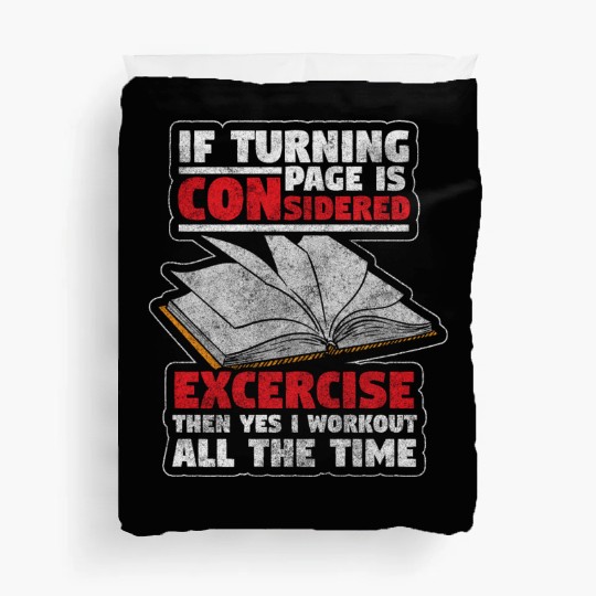 Bookworm Library Literature Back To School Duvet Covers