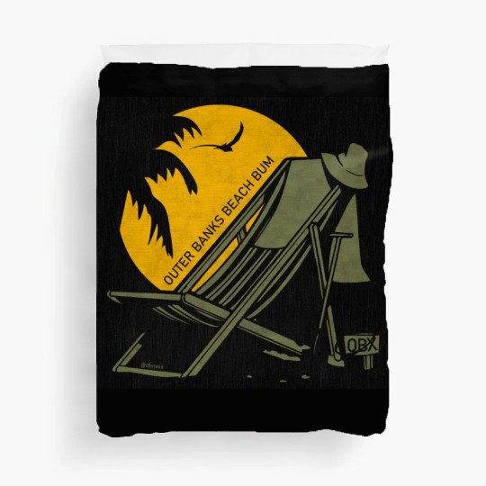 OBX Beach B OBX Army Green Black Vintage Duvet Covers