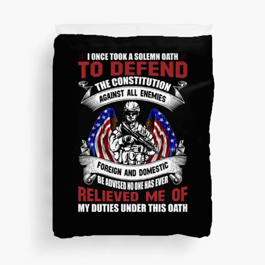 Veterans day celebration. Thank you veterans Duvet Covers
