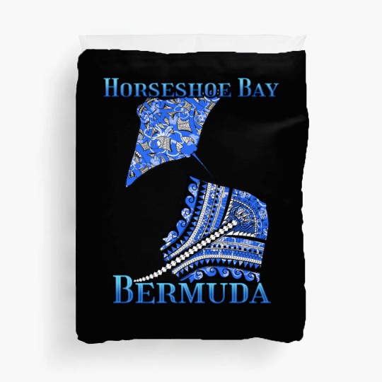 Horseshoe Bay Vacation Tribal Stingrays Duvet Covers