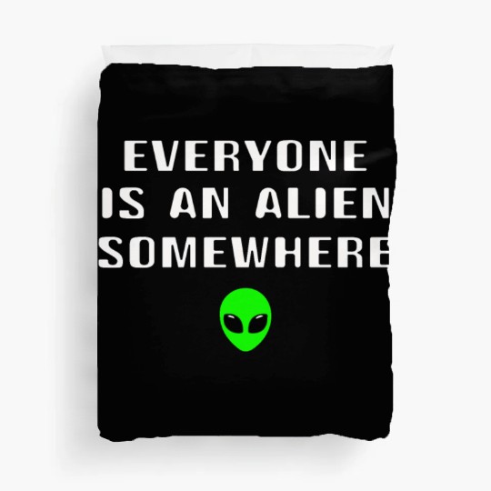 Alien Galaxy Ufo Extraterrestrial Spaceship space Duvet Covers