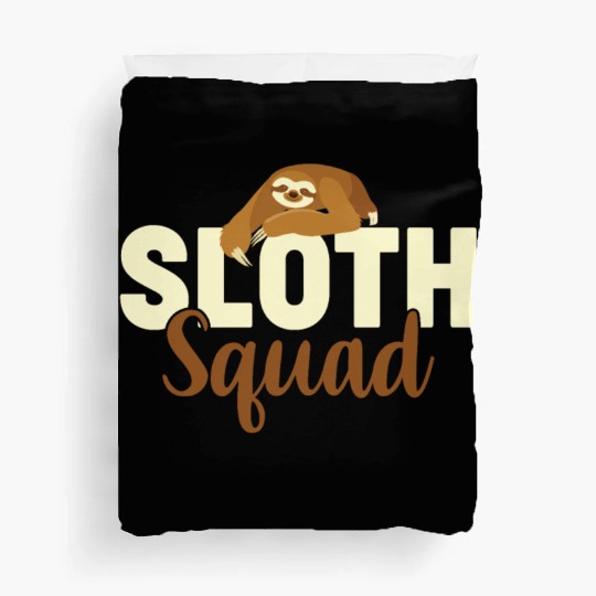 Sloth Sloths, Squad Sloth Squad Duvet Covers