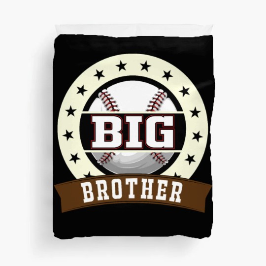Big Brother Baseball Son Baseball Fan Duvet Covers