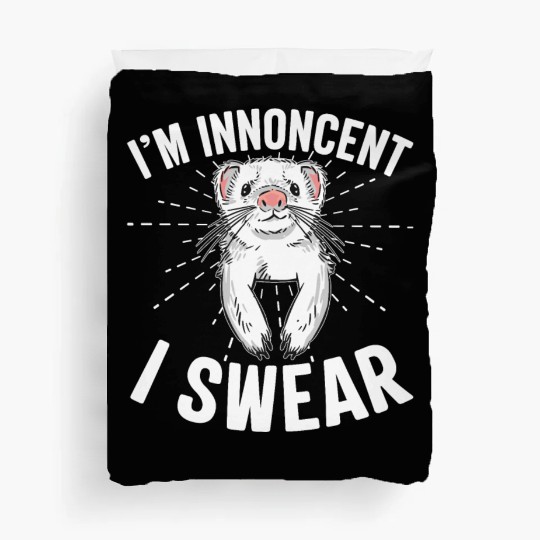 Ferret Keeper Animal Rights Pet Lovers Lifestyle Duvet Covers