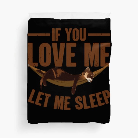 Day Of The Ferret Animal Pet Lovers Lifestyle Gift Duvet Covers